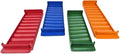 Rolled Coin Storage 4 Tray Set, Color-Coded Heavy Duty Plastic, Assorted Colors