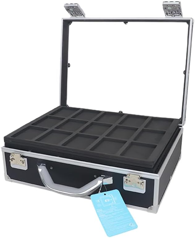 Ursae Minoris Elite Black Aluminum Display-top Box for 115 Certified or Certified-Style Coin Holders NGC, PCGS, ANACS, Elite, Lighthouse, BCW