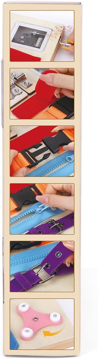 Hoarosall 23 in 1 Busy Board Montessori Toys for Toddler and 1-3 Year Old Boys and Girls