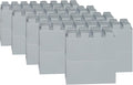 EverBlock 12' x 6' Full Size Plastic Modular Bulk Pack | Giant Building Blocks | Easy to Connect & Reuse | Indoor & Outdoor Use | Build Displays & Structures | Light Gray