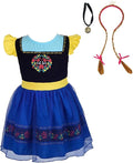 Dressy Daisy Princess Dress Up Clothes Halloween Fancy Party Tulle Skirt Summer Outfit for Baby & Toddler Girls