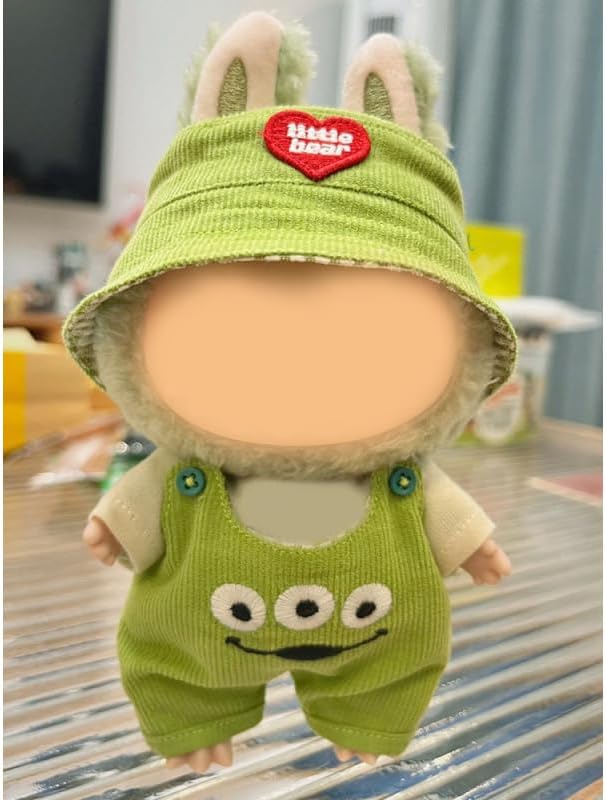 17cm Doll Clothes Set & Outfit - Cuddly Fashion Dresses with Accessories, Luxury Chic Doll Clothing & Plush Pullover Hoodie Doll Clothing DIY ,Just Clothes
