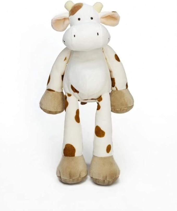 Teddykompaniet Diinglisar Adorable Stuffed Animal Lovely Realistic Large Cow Animal Baby Comforter Soft Plush Sleep Toys | Birthday Gift for Baby Child Toddler |Ages 0+