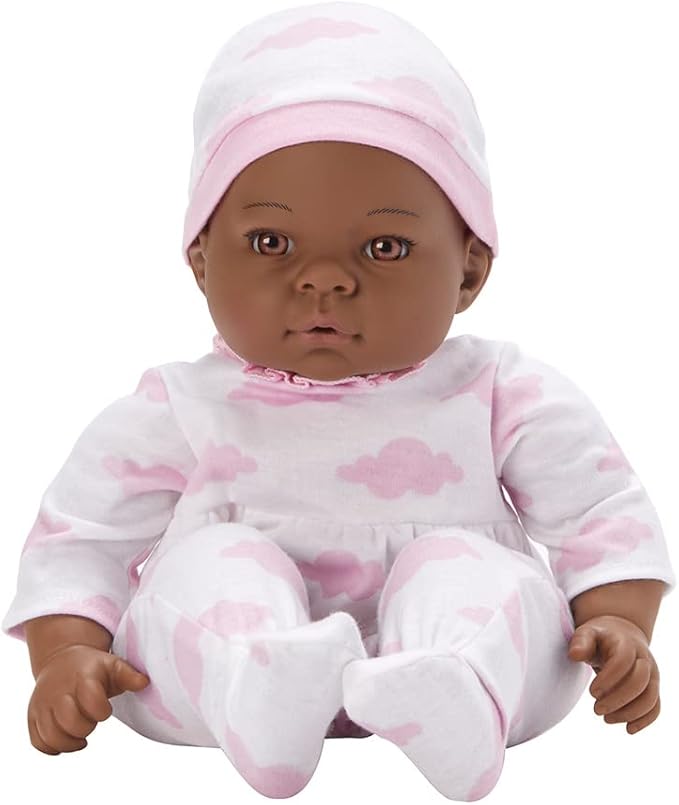 Madame Alexander 16-Inch Lee Middleton Newborn Baby Doll, Pink Cloud, Dark Skin Tone