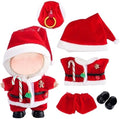 17cm Doll Clothes Outfit Dress Up Suitable for 6.7 inch Hight , Accessories Suit No Doll Only Clothing Christmas Set (Set 5) 1hat+1shoes+1coat+1pant.