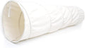 River & Aria Co Kids Tunnel Toys for Toddlers 1-3 - Baby Tunnel Crawl Indoor and Outdoor, 6ft Kids Tunnels Crawl, Interactive Hide and Seek Play for Children (Ivory)