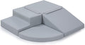 Sumbababy Foam Climbing Blocks for Toddlers: 4 PCS Soft Play Toys - Waterproof PU Leather Climber - Kids Indoor Playground Set for Preschool and Daycare