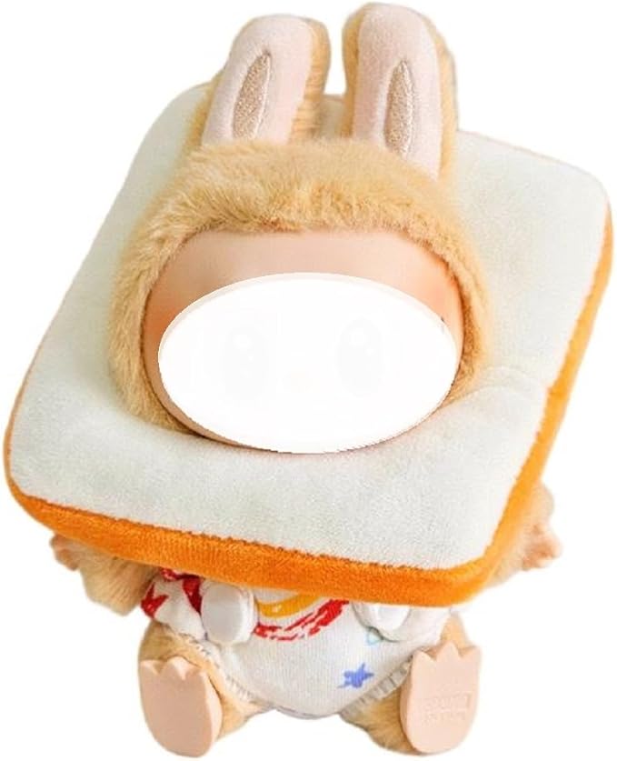 Clothes for LABUBU 17cm Doll (NO Doll),Outfit for LABUBU,Dress and Hairpin Set for LABUBU Dress Up,Accessories for LABUBU