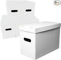 NUMINA Comic Book Boxes – 6 Pack Short Boxes | Fits 150–175 Comics | Comic Book Storage Organizer for Silver & Current Age | Durable Stackable Cardboard Box