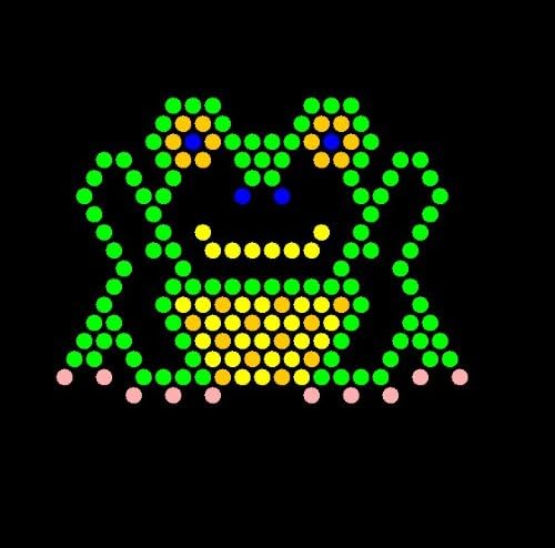 Zoo Refill templates for Lite Brite Cube, Flat-Screen, and Four Share (10 Sheets, 7x7)