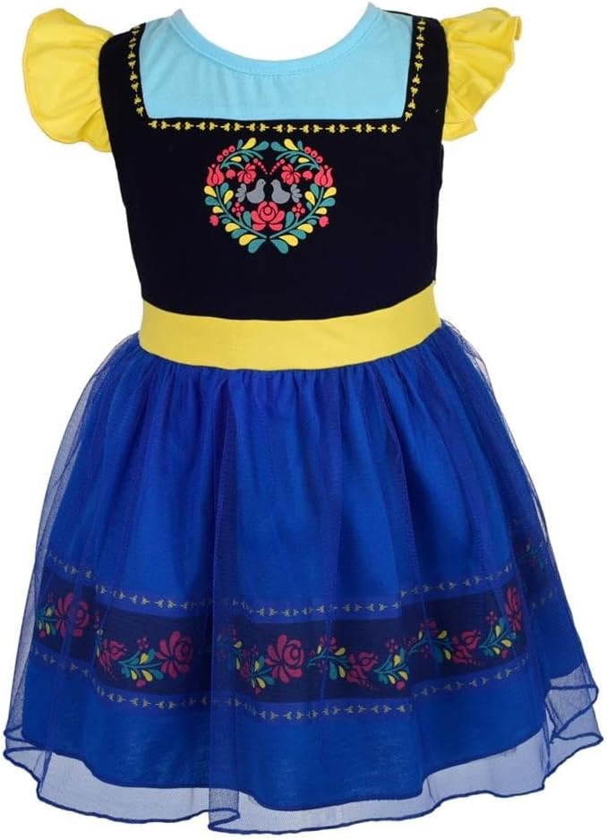 Dressy Daisy Princess Dress Up Clothes Halloween Fancy Party Tulle Skirt Summer Outfit for Baby & Toddler Girls