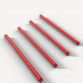 Classic Building Axle Bulk, 16L 10 Piece, Compatible with Lego Parts and Pieces:(Colour:Red)