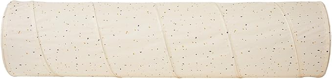 3 Sprouts Kids Play Tunnel - Pop Up Collapsible Tunnels with Recycled Fabric - Fun Crawling Tunnel for Toddler, Baby, Children to Crawl Through, Gross Motor Toy for Indoor Play - Terrazzo Beige