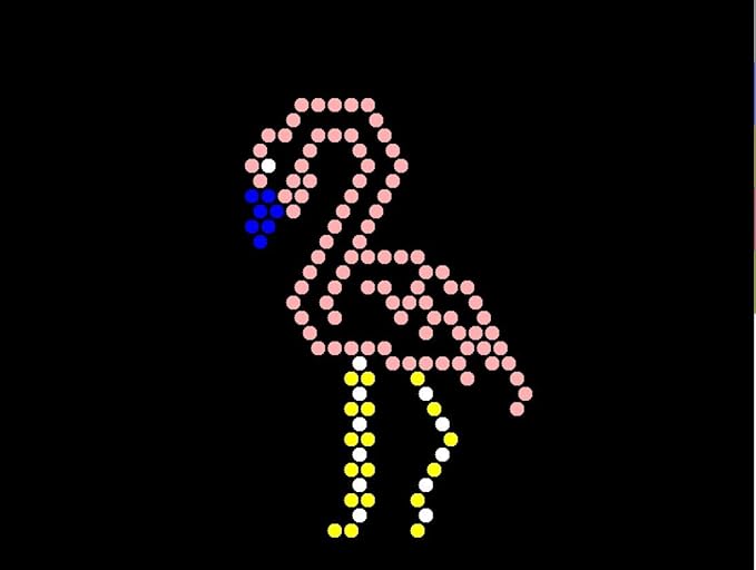 Zoo Refill templates for pre-1994 Original Lite Brite (10 Sheets, 9x12)