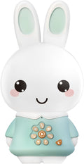 alilo Honey Bunny Pro, Kids Music Player with Night Light, Bluetooth, Recorder, Preloaded 71 Nursery Rhymes, 50 Stories, 55 Soothing Music, Storytelling Toys Gifts for Toddlers Baby Boy Girl, Green