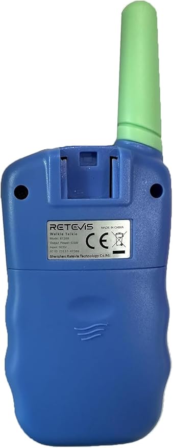 Retevis RT388 Walkie Talkies for Kids, Toys for 6-12 Year Old Boy Girl, Long Range 2 Way Radio 22 Channel with Backlit LCD Flashlight, Kids Gifts for Boys Girls Family Games Outdoor(Blue Green 1 Pair)