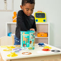 Fat Brain Toys Feel & Match Zoo - Fine Motor & Tactile Perception Preschool Game