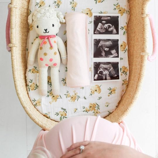cuddle + kind Lucy The Lamb Little 13" Hand-Knit Doll – 1 Doll = 10 Meals, Fair Trade, Heirloom Quality, Handcrafted in Peru, 100% Cotton Yarn