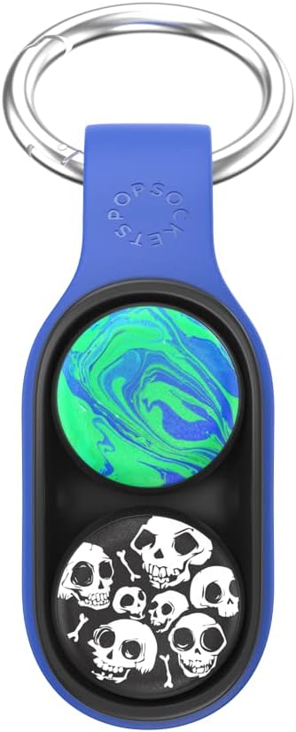 PopSockets PopPuck – Magnetic Fidget Toy for Adults & Kids, Trick Magnet, Sensory Toy for Stress Relief & Focus - Blue Jar