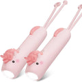 Unicorn Flashlight Rechargeable-2 Pack, Kids Flashlight for Girls and Boys, Unicorn Toys for Girls Age 4-6, Pink Small LED Child Flashlights for Birthday Gifts, Idea for Camping, Outdoor&Home Use