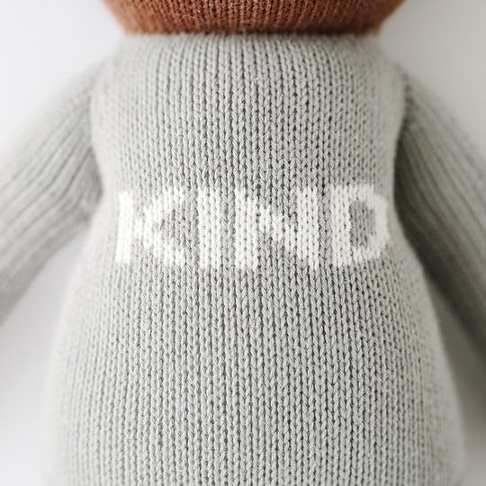 cuddle + kind Oliver The Bear Regular 20" Hand-Knit Doll – 1 Doll = 10 Meals, Fair Trade, Heirloom Quality, Handcrafted in Peru, 100% Cotton Yarn