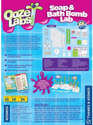 Thames Kosmos Ooze Labs: Soap Bath Bomb OPEN BOX