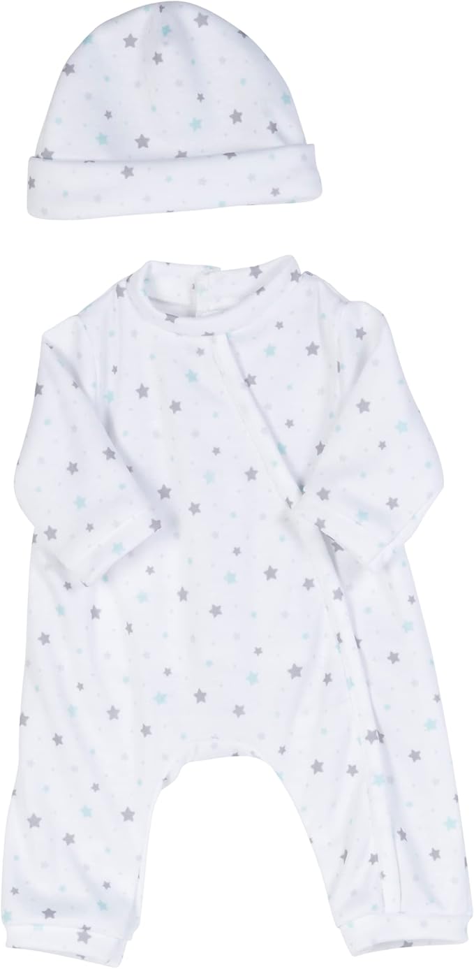ADORA Adoption Babies Essentials Gift Set with Doll Clothes, Milk Bottle, Diaper, Bassinet, Bib and Micro-Fleece Blanke, Birthday Gift for Ages 3+ - Sweet Star