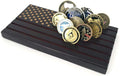 American Flag 6 Row Challenge Coin Holder Military Coin Display Stand