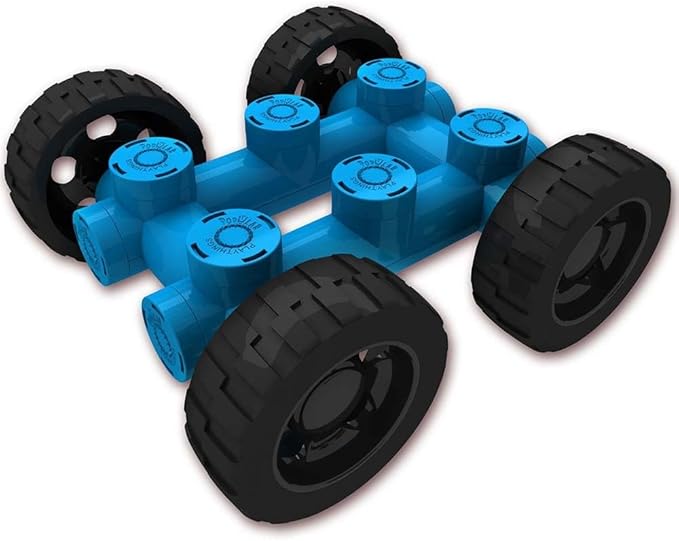 POPULAR PLAYTHINGS Mag Builder Rolling Base, Magnetic Toy Play Set