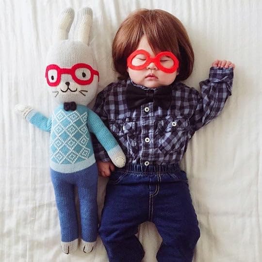 cuddle + kind Benedict The Bunny Little 13" Hand-Knit Doll – 1 Doll = 10 Meals, Fair Trade, Heirloom Quality, Handcrafted in Peru, 100% Cotton Yarn