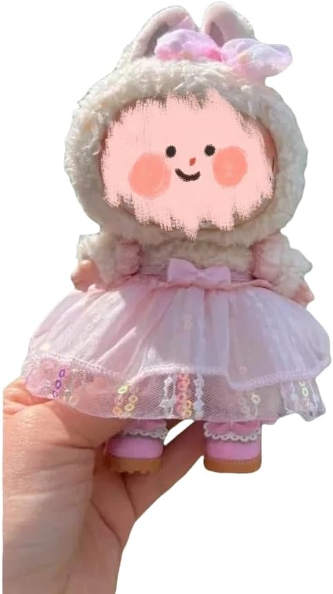 Luxury Chic Doll Clothes Set with Elegant Dress, Shirt, Bow & Necklace - Premium Outfit for Dress Up, Collecting & Gift Giving - Perfect for Kids, Doll Collectors & 18 Dolls (11)