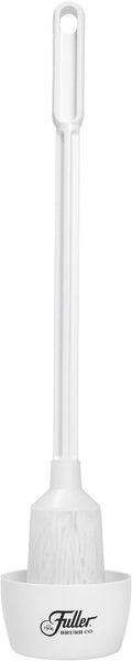 Fuller Brush Toilet Bowl Swab with Handy Holder Caddy – Antimicrobial Toilet Swab with Soft Non-Scratch Head, Long Handle, Deep Cleaning Under Rim