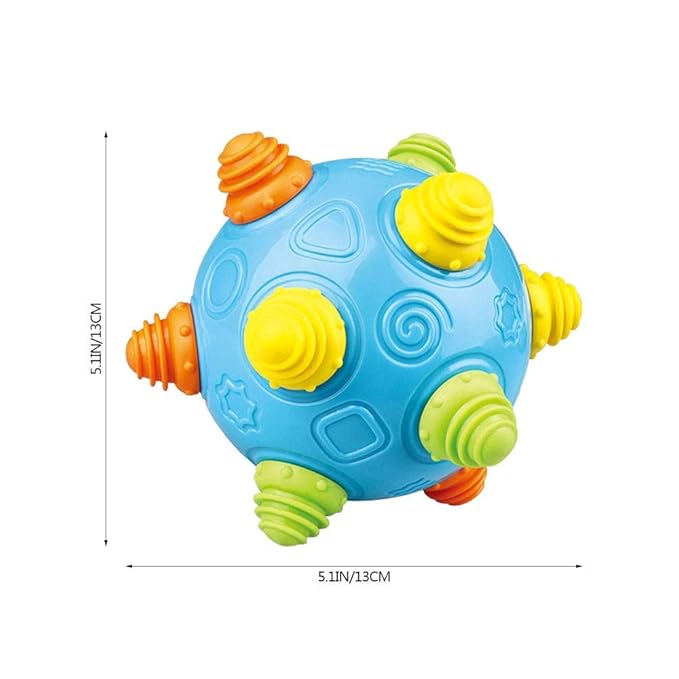 Baby Music Shake Dancing Ball Toy, BPA Free Bouncing Sensory Developmental Ball for Boys and Girls