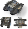 Generic WW1 Military MK Ⅳ Battle Tank Building Blocks Model Educational WW1 Weapon Heavy Black Tank Bricks Toys for Boy Gifts （544 Pieces） Ages 15 and Up T-02 MKⅣ- Wtih Original Box
