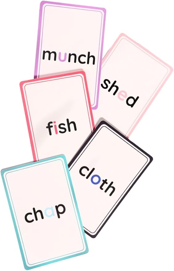 Wild Words Digraphs & Blends Card Game – Phonics & Reading Game for Kids Ages 4+ – Educational Learning Game for Word Recognition, Spelling – Perfect for Classroom & Family