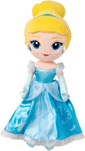 DISNEY STORE Official Princess Plush Doll, Cinderella, Medium 14 Inches, Soft Plushy with Embroidered Features, Princess Toys for Girls, Disney Dolls, Stuffed Animals for Girls