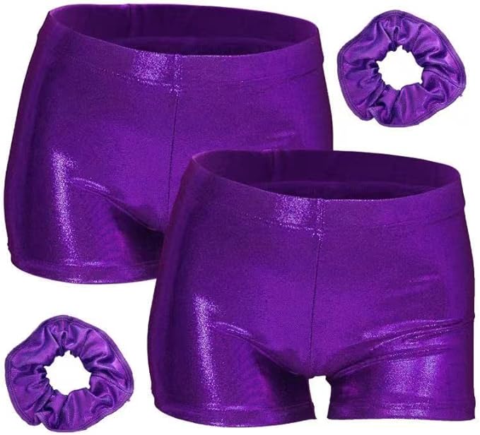 Aosva Little Big Girls' Sparkle Dance Tumbling Athletic Gymnastics Short 2-14Years