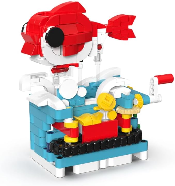 Chinese Style Fashion Building Block Set Chinese Traditional Elements Home furnishings Children's Educational Toys Gifts Suitable for Children Over 6 Years Old Boys and Girls (Luck Carp)
