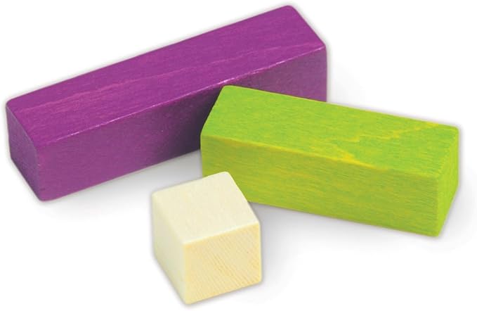 Learning Resources Cuisenaire Rods Small Group Classroom Set, Math class, Teacher aids, 155 Piece Wood Set