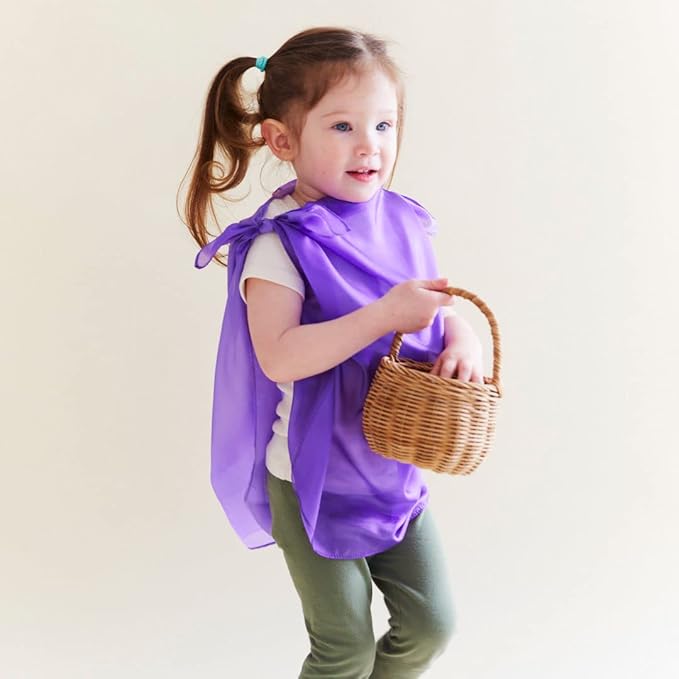 Sarah's Silks Mini Playsilks | Solid Colors | Creative Waldorf Toys for Education and Open-Ended Play (Purple)