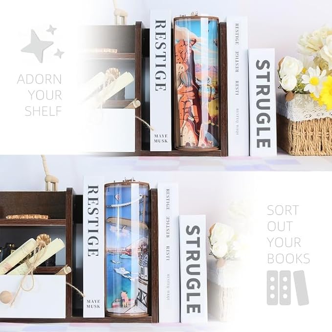 Scenery in Istanbul DIY Book Nook Kit for Adults, Booknook Miniature Dollhouse Kit, DIY Book Nooks Shelf Insert, Tiny House & Dollhouse Building Kit