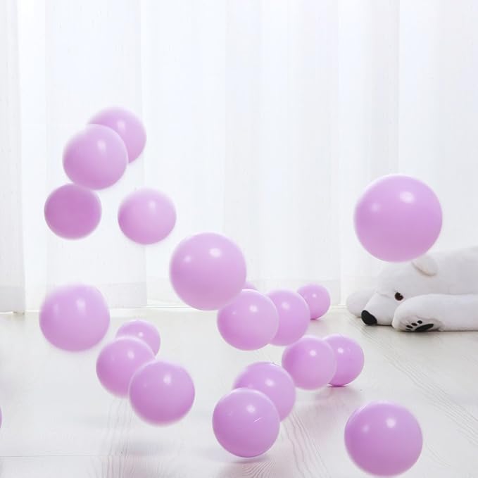 PlayMaty Ball Pit Balls - 2.75inches Plastic Phthalate & BPA Free Balls Crush Proof Stress Balls Swim Pit Fun Toy with Storage Bag for Baby Playhouse Birthday Party DecorationPack of 50