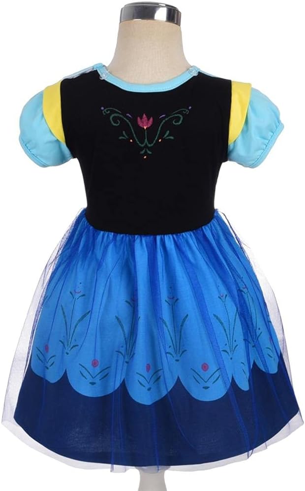 Dressy Daisy Princess Dress Up Clothes Halloween Fancy Party Tulle Skirt Summer Outfit for Baby & Toddler Girls