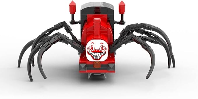 Charles Chooo Chooo Building Toy Set,259Pieces Horror Game Spider-Train Monster Building Blocks, Charles Train with Spider Figure Model Building Kit for Gaming Fans (Spider Train Monster)