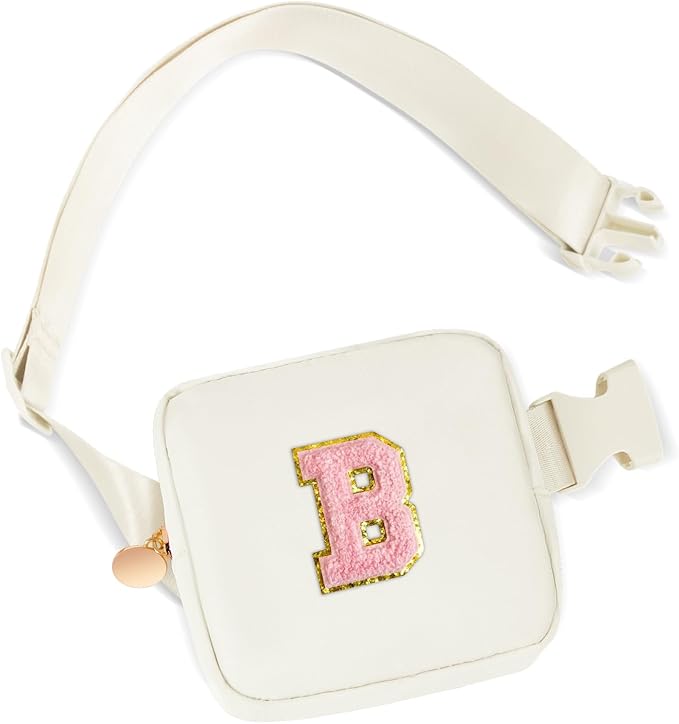 Birthday Gifts for 2 3 4 5 6 7 8 9 10 11 Year Old Girls - Mini Fanny Pack Cute Crossbody Bag Belt Bag Trendy Stuff,Graduation Gifts for Girls Teens Kids Daughter Sister Her - Cream,B