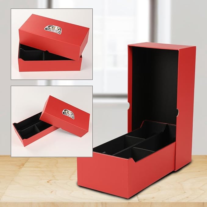 G-PLUS Red Coin Slabs Storage Box Intercept Shield Fit for 50 Certified Coins Holders