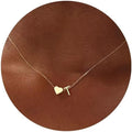 Turandoss Heart Initial Necklace for Women Teen Girls - 18K Gold Plated Letter A-Z Pendant Necklace Dainty Heart Necklaces Tiny Initial Necklaces Birthday Gifts for Women Jewelry
