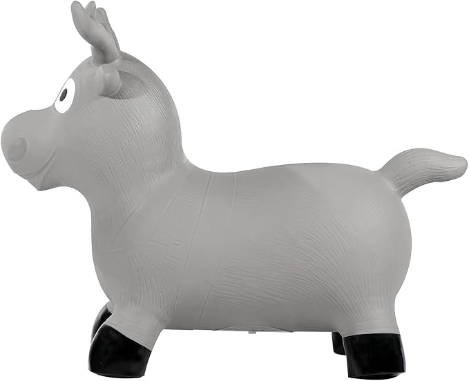 Kindsgut Bouncy Animal Hopper Moose for Children, Designed in Germany, Playful and Modern Colors, air Pump Included, Indoors and Outdoors