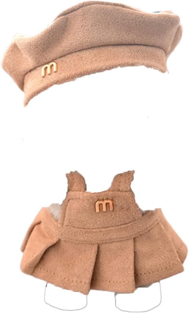 17cm Doll Clothes Set & Outfit Set for 17cm Dolls - Premium Fashion Dresses with Accessories, Luxury Chic Doll Clothing & Style Bundle,Just Clothes (Style-21)