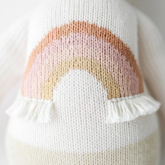 cuddle + kind Zara The Unicorn Little 13" Hand-Knit Doll – 1 Doll = 10 Meals, Fair Trade, Heirloom Quality, Handcrafted in Peru, 100% Cotton Yarn
